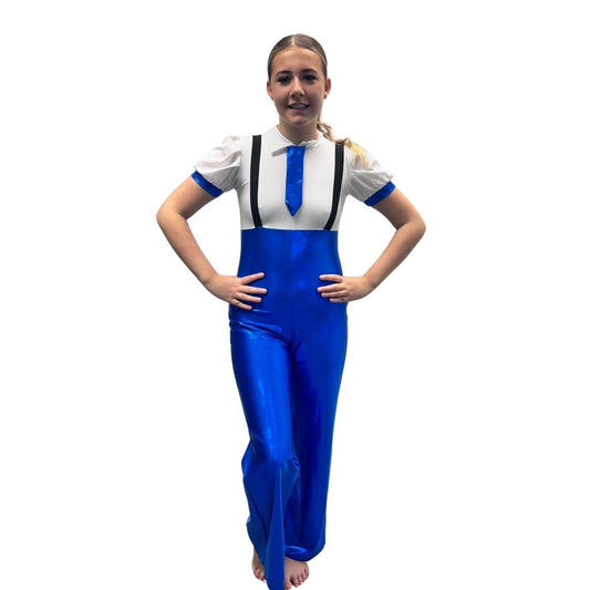 Blue Dungarees Styled Catsuit