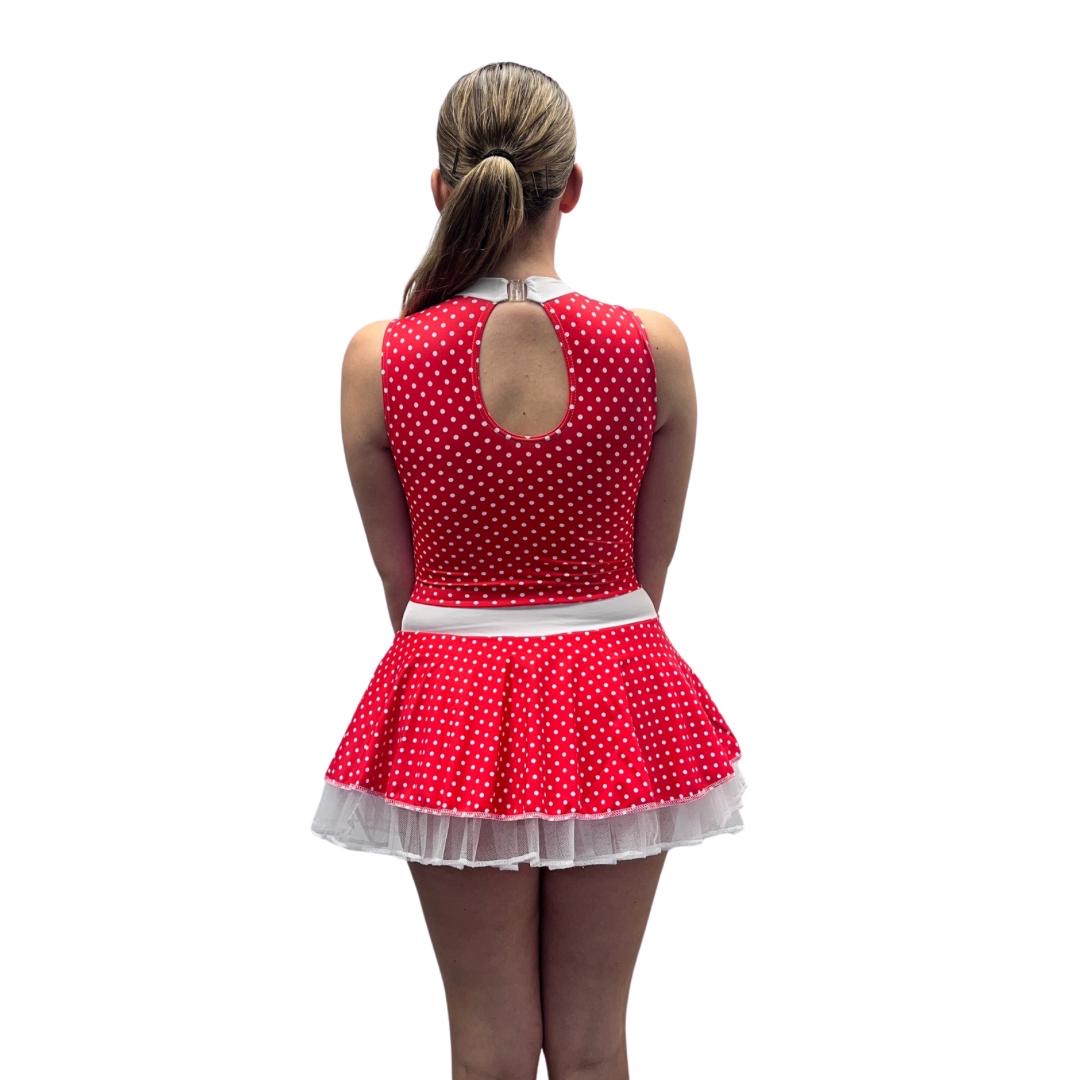 Red Polk-A-Dot Dress