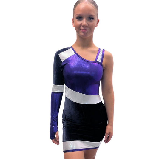 Cheer Inspired Purple Dress