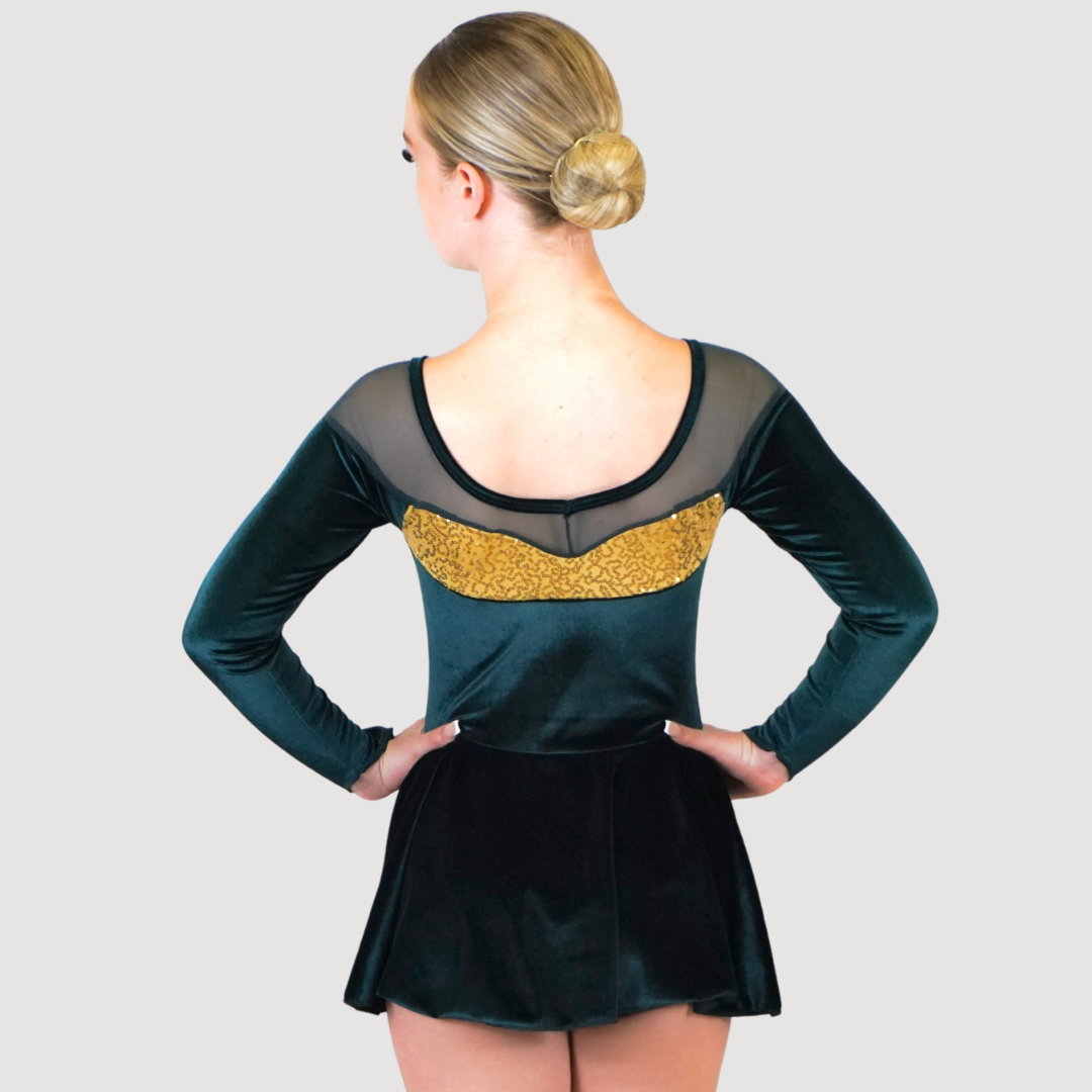 'Luck of the Irish' Emerald Green Dress (MTO) - RD Dance Costumes & Uniform