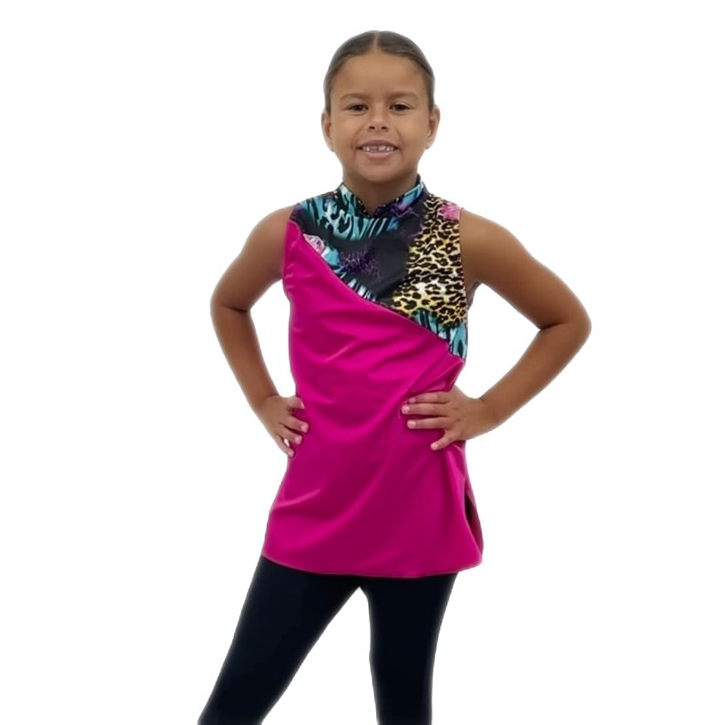 Animal Print Vest Top | Razzle Dazzle Dance Costumes