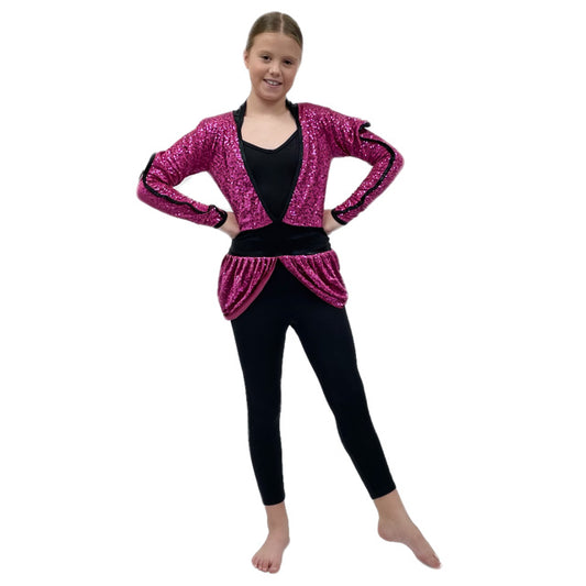 Pink Sequin Top | Razzle Dazzle Dance Costumes