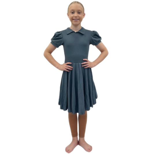 Grey Character Dance Dress | Razzle Dazzle Dance Costumes Nuneaton