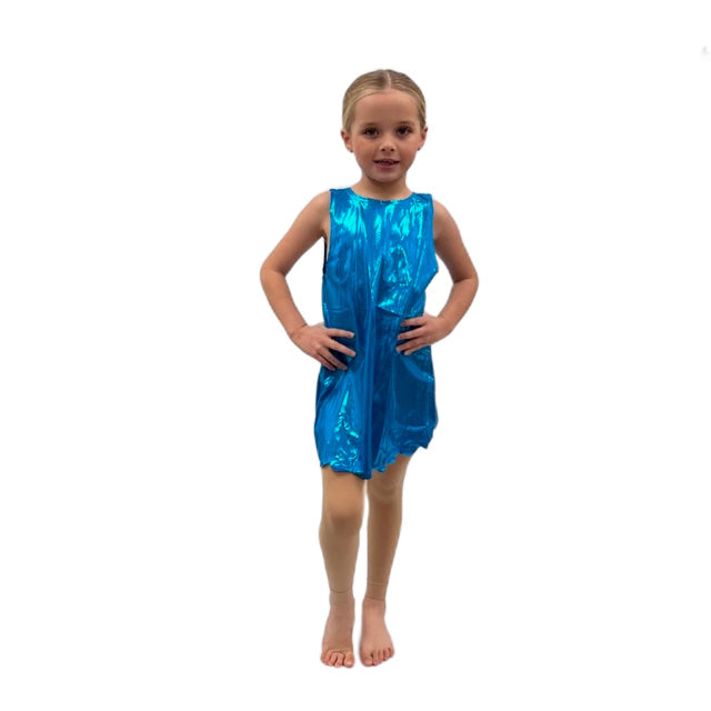 Blue Shine 60's Dress | Razzle Dazzle Dance Costumes