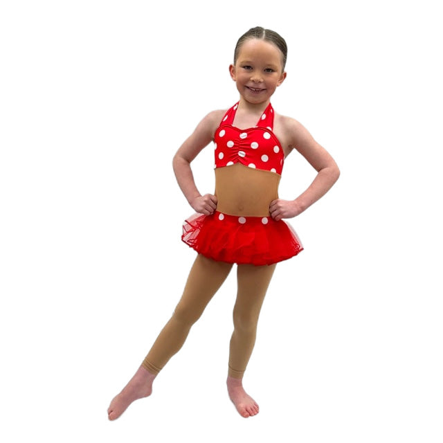 Polka Dot Bikini Style Leotard | Razzle Dazzle Dance Costumes