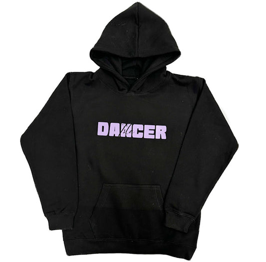 Black Personalised Dancer Hoody - Various Print Colours