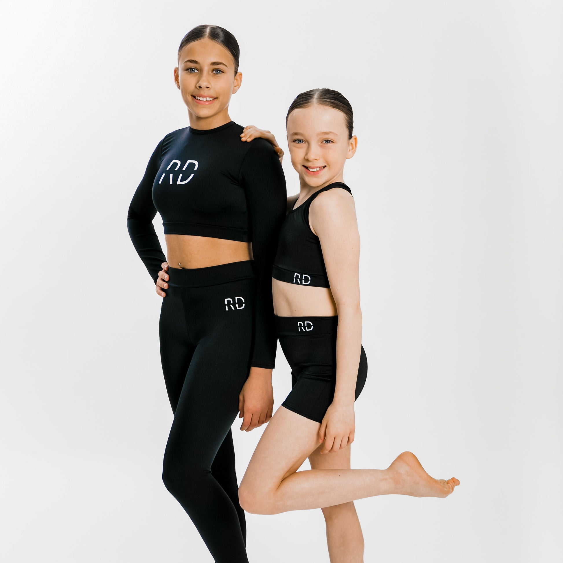 Sleeveless Mesh Insert Binding Leotard | RD Dance Costumes & Uniform