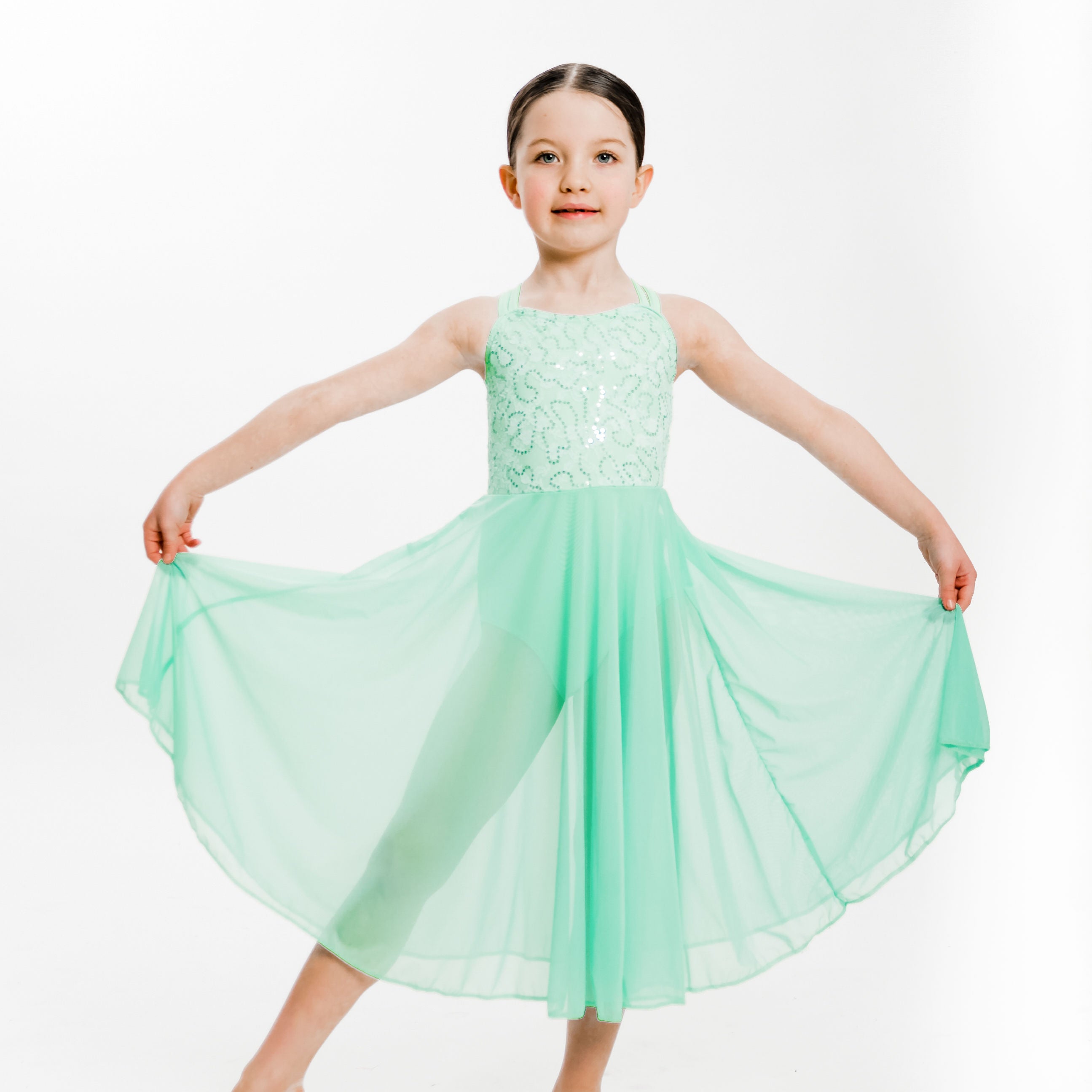 Green hotsell lyrical dress