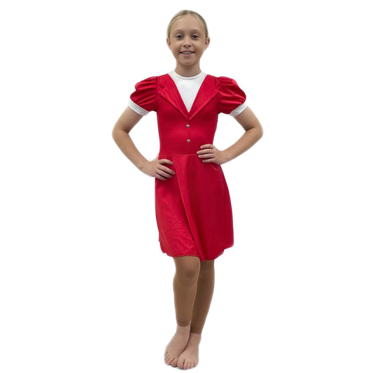 Red Annie Style Dress | Razzle Dazzle Dance Costumes Ltd